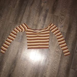 long sleeve off the shoulder too